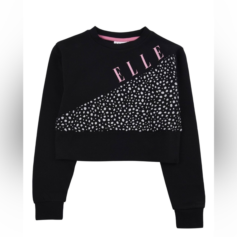 ELLE
GIRLS BLACK LOGO SWEATSHIRT